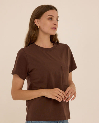 Beth Essential Jersey Pocket Tee Threads 4 Thought 