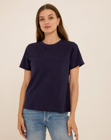 Beth Organic Cotton Pocket Tee Womens Tops Short Tee Threads 4 Thought 