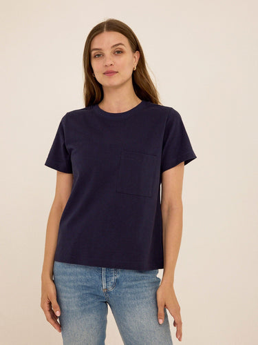 Beth Organic Cotton Pocket Tee Womens Tops Short Tee Threads 4 Thought 