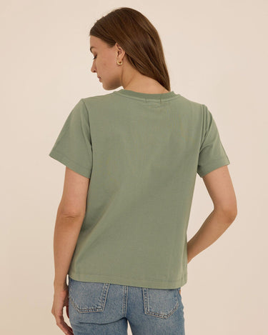 Beth Essential Jersey Pocket Tee Womens Tops Short Tee Threads 4 Thought 