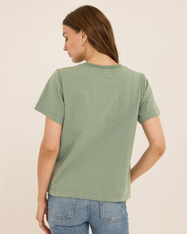 Beth Organic Cotton Pocket Tee Womens Tops Short Tee Threads 4 Thought 