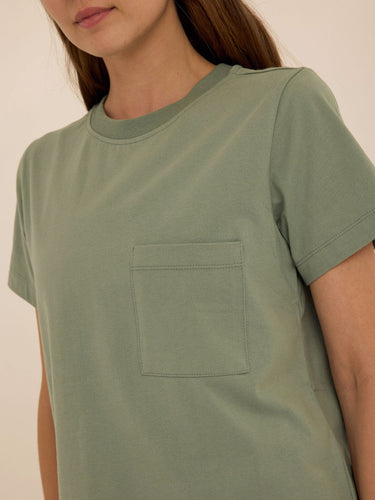 Beth Essential Jersey Pocket Tee Womens Tops Short Tee Threads 4 Thought 