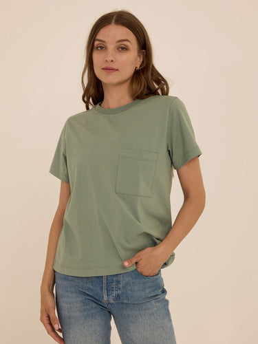 Beth Essential Jersey Pocket Tee Womens Tops Short Tee Threads 4 Thought 