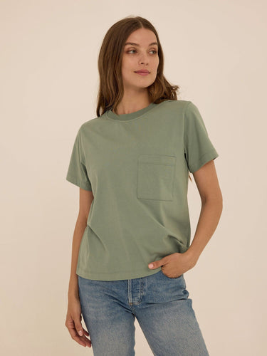 Beth Essential Jersey Pocket Tee Womens Tops Short Tee Threads 4 Thought 