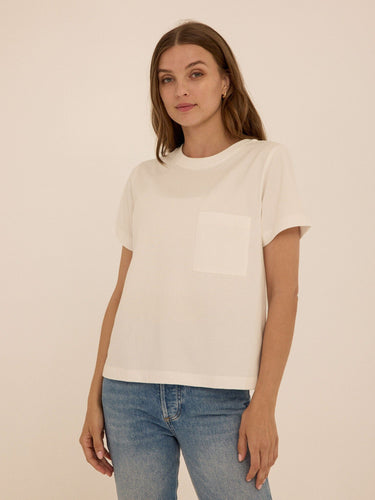 Beth Essential Jersey Pocket Tee Womens Tops Short Tee Threads 4 Thought 