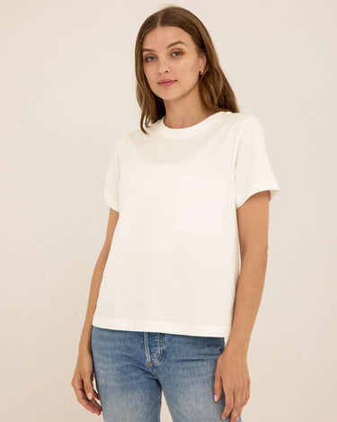 Beth Organic Cotton Pocket Tee Womens Tops Short Tee Threads 4 Thought 