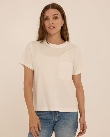 Beth Essential Jersey Pocket Tee Womens Tops Short Tee Threads 4 Thought 