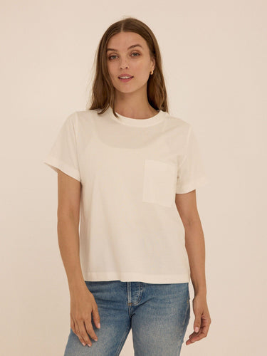 Beth Essential Jersey Pocket Tee Womens Tops Short Tee Threads 4 Thought 