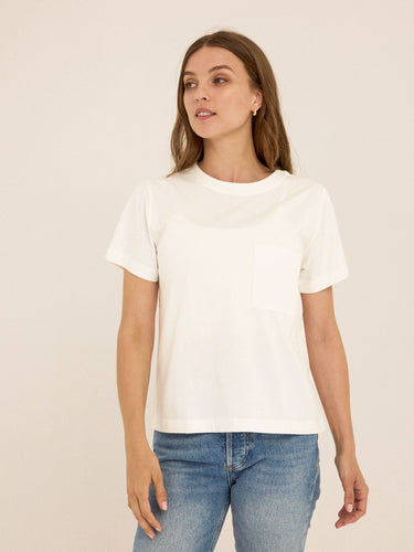 Beth Organic Cotton Pocket Tee Womens Tops Short Tee Threads 4 Thought 