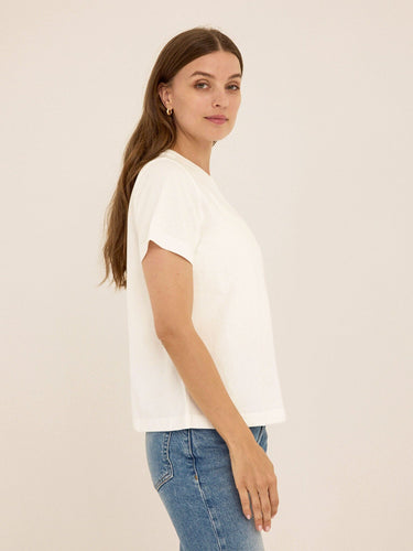 Beth Organic Cotton Pocket Tee Womens Tops Short Tee Threads 4 Thought 