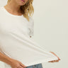 Core Organic Cotton Pocket Tee Womens Tops Short Tee Threads 4 Thought 