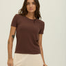 Gwenda Sweater Knit Tee Womens Tops Short Shirt Threads 4 Thought 