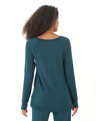 Leanna Feather Fleece Tulip Hem Tunic Threads 4 Thought 