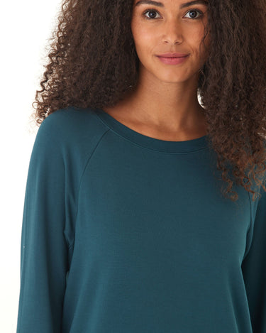 Leanna Feather Fleece Tulip Hem Tunic Threads 4 Thought 