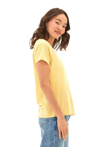 Pattie Triblend V-Neck Tee Womens Tops Short Tee Threads 4 Thought 