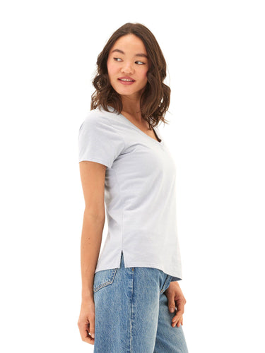 Pattie Triblend V-Neck Tee Womens Tops Short Tee Threads 4 Thought