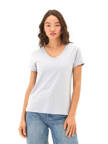Pattie Triblend V-Neck Tee Womens Tops Short Tee Threads 4 Thought