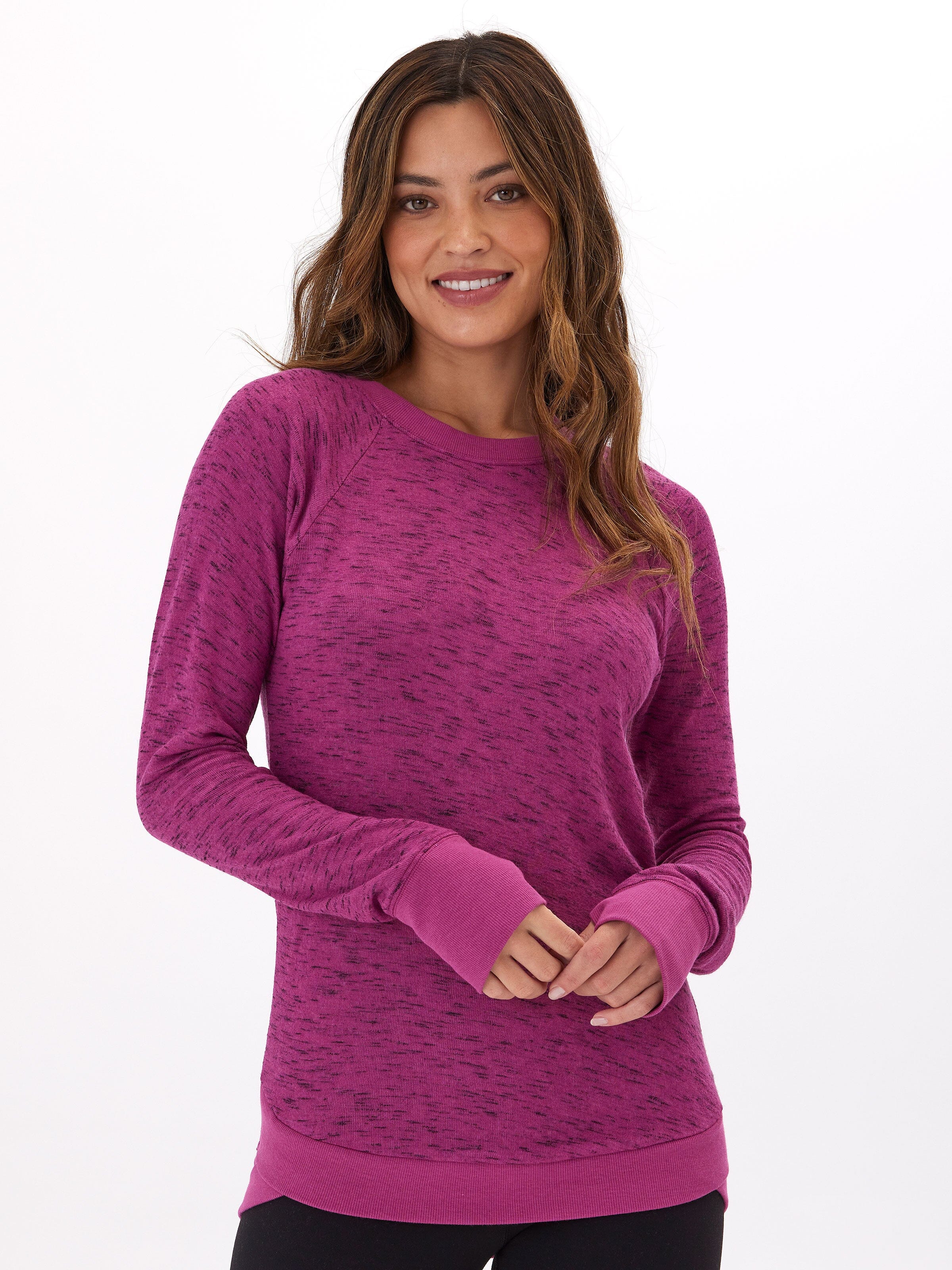 Cannon Tulip Hem Tunic Womens Outerwear Sweatshirt Threads 4 Thought 