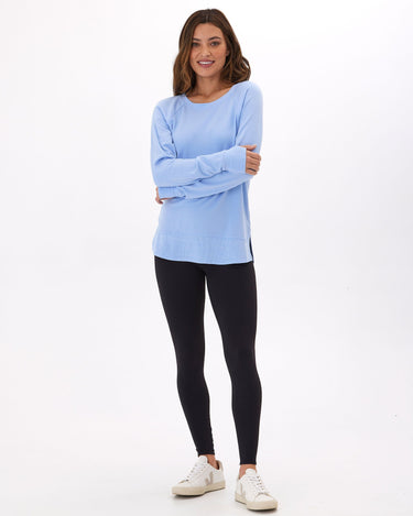 Leelu Rib Hem Raglan Womens Outerwear Sweatshirt Threads 4 Thought 