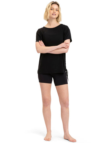 Nia Side Ruched Jersey Tee Womens Tops Short Threads 4 Thought 