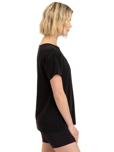 Nia Side Ruched Jersey Tee Womens Tops Short Threads 4 Thought 