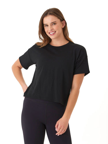 Shana Modal Terry Tee Womens Tops Short Tee Threads 4 Thought 