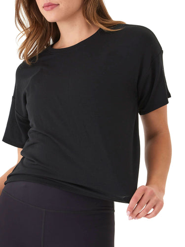 Shana Modal Terry Tee Womens Tops Short Tee Threads 4 Thought 