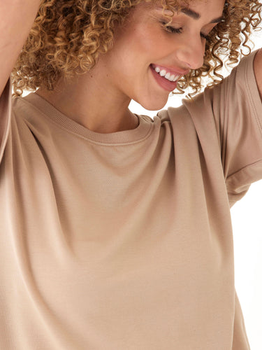 Shana Modal Terry Tee Womens Tops Short Tee Threads 4 Thought