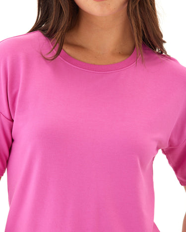 Shana Modal Terry Tee Womens Tops Short Tee Threads 4 Thought 