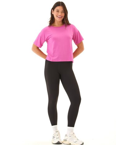 Shana Modal Terry Tee Womens Tops Short Tee Threads 4 Thought 