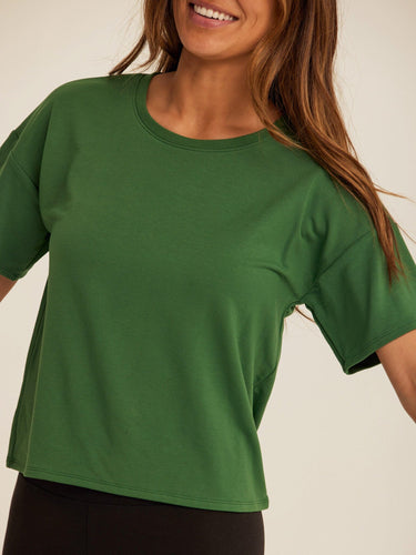 Shana Modal Terry Tee Womens Tops Short Tee Threads 4 Thought 