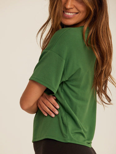 Shana Modal Terry Tee Womens Tops Short Tee Threads 4 Thought 