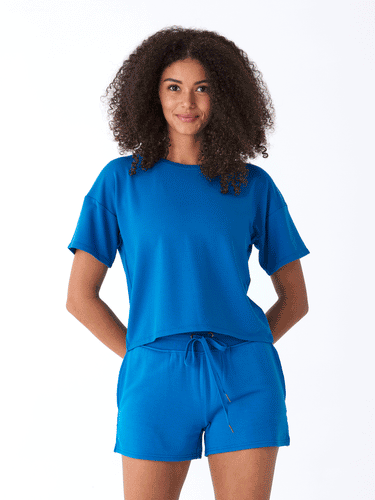 Shana Modal Terry Tee Womens Tops Short Tee Threads 4 Thought 