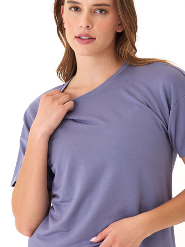 Shana Modal Terry Tee Womens Tops Short Tee Threads 4 Thought