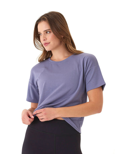 Shana Modal Terry Tee Womens Tops Short Tee Threads 4 Thought 