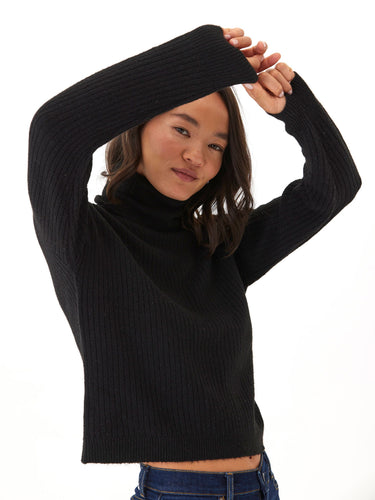 Toki Rib Turtleneck Womens Outerwear Sweater Threads 4 Thought 