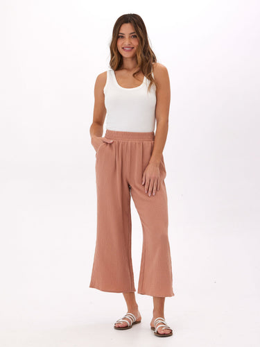 Ivanna Gauze Wide Leg Pant Womens Bottoms Pants Threads 4 Thought 