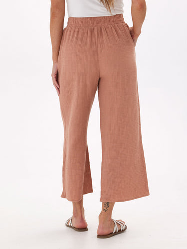 Ivanna Gauze Wide Leg Pant Womens Bottoms Pants Threads 4 Thought 