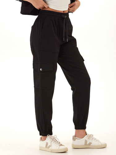 Delilah Stretch Twill Cargo Jogger 27" Womens Bottoms Pants Threads 4 Thought 