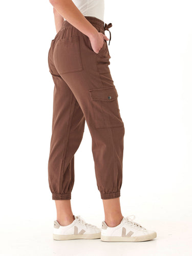 Delilah Stretch Twill Cargo Jogger 27" Womens Bottoms Pants Threads 4 Thought 