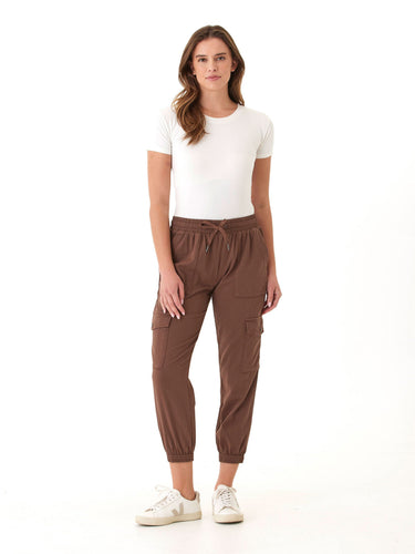 Delilah Stretch Twill Cargo Jogger 27" Womens Bottoms Pants Threads 4 Thought 