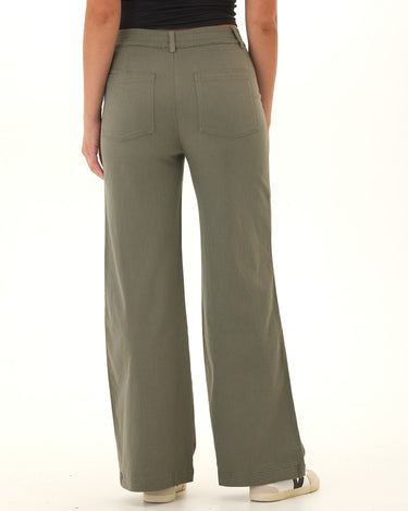 Pamela Stretch Twill Wide Leg Pant Womens Bottoms Pants Threads 4 Thought 