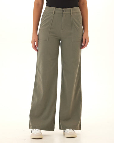 Pamela Stretch Twill Wide Leg Pant Womens Bottoms Pants Threads 4 Thought 