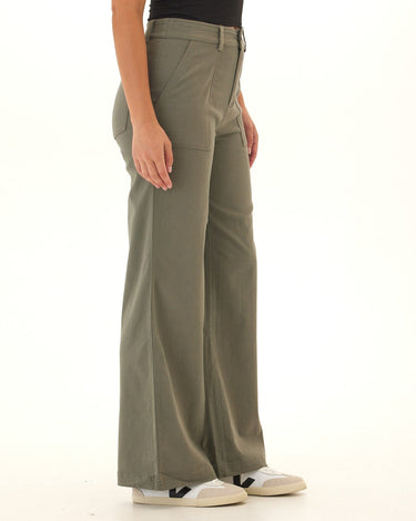 Pamela Stretch Twill Wide Leg Pant Womens Bottoms Pants Threads 4 Thought 