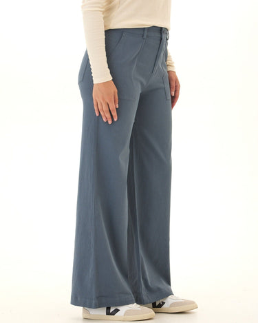 Pamela Stretch Twill Wide Leg Pant Threads 4 Thought 