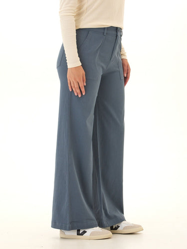 Pamela Stretch Twill Wide Leg Pant Threads 4 Thought 