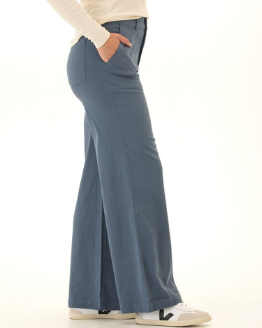 Pamela Stretch Twill Wide Leg Pant Threads 4 Thought 