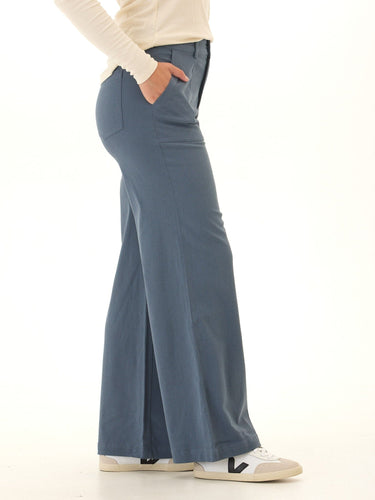 Pamela Stretch Twill Wide Leg Pant Threads 4 Thought 
