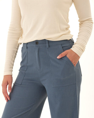 Pamela Stretch Twill Wide Leg Pant Threads 4 Thought 