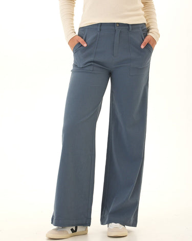 Pamela Stretch Twill Wide Leg Pant Threads 4 Thought 